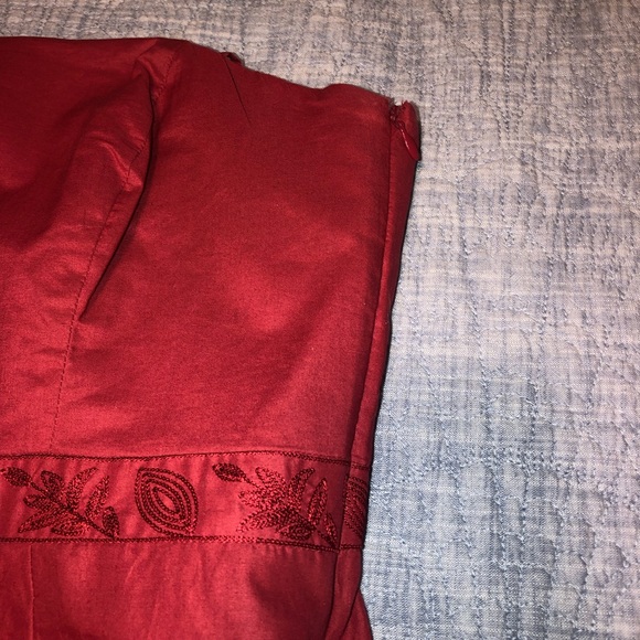 Light red strapless dress from Ann Taylor - Picture 6 of 6